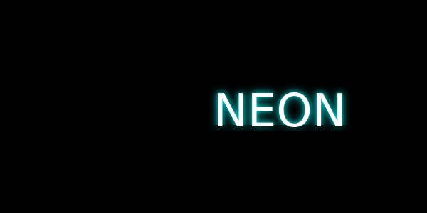 Neon Glow Example