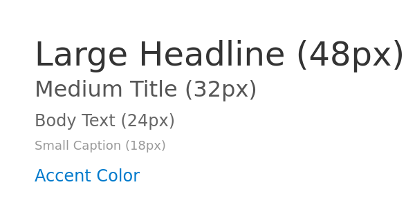 Font Sizes Example